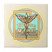Carreau Utah Nurse Caduceus Tile (Devant)