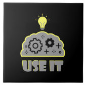 Carreau Utiliser votre cerveau (Devant)