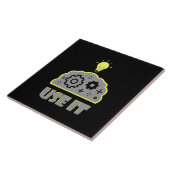 Carreau Utiliser votre cerveau (Côté)