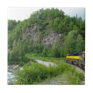 Carreau Vacances en train Denali Express Alaska Photograph