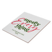 Carreau Vacances Moderne Minimaliste Joyer Tout (Côté)