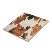 Carreau Vache blanche noire Brown occidentale (Côté)