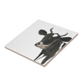 Carreau Vache de ferme Animaux aquarelle Art de la ferme (Côté)