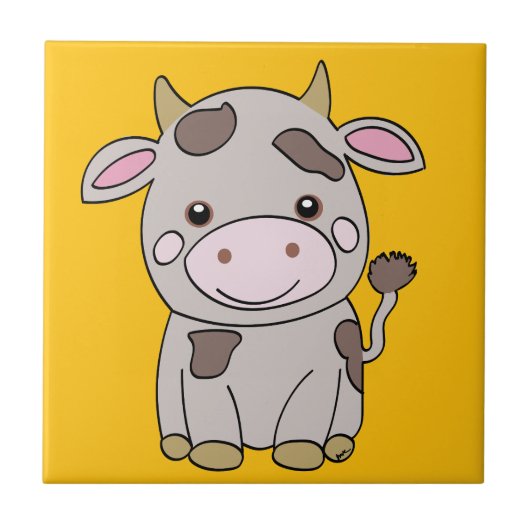 Carreau Vache mignonne (Devant)
