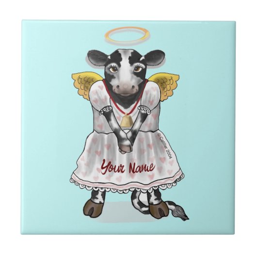 Carreau Vache sacrée Ange   (Devant)