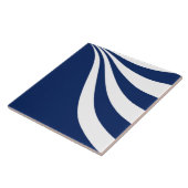 Carreau Vague bleue et blanche (Côté)