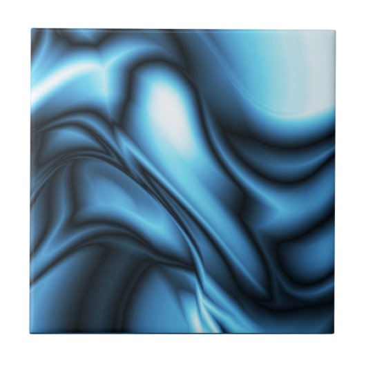 Carreau Vague de soie bleue (Devant)