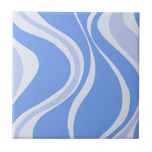 Carreau Vagues Bleues (Devant)