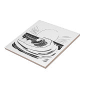 Carreau Vagues de l'océan (Côté)