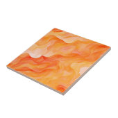 Carreau Vagues de rêve orange (Côté)