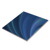 Carreau Vagues De Sable Bleu Et Vert (Côté)