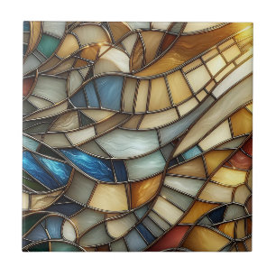 Carreau Vagues en Verre Cathédrale