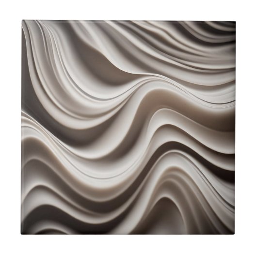 Carreau Vagues géométriques marbrées Abstraites (Devant)