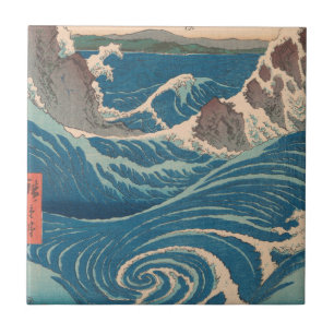 Carreau Vagues japonaises Naruto Tourbillon Océan Artwork