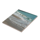 Carreau Vagues sur la plage bleu turquoise Océan (Côté)