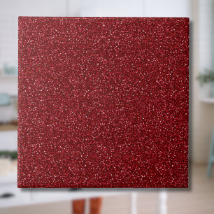Carreau Valentine Classique Pailleté Rouge Tendance