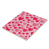 Carreau Valentine Love-Valentine Coeurs (Côté)