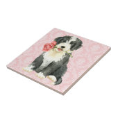 Carreau Valentine Rose Beardie (Côté)