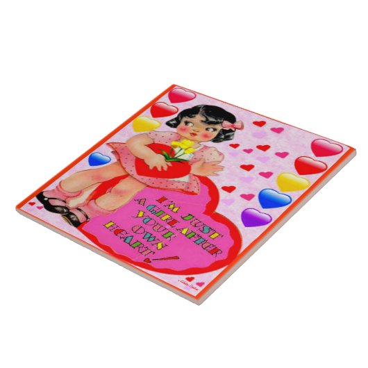 CARREAU VALENTINES JOUR ART TILE GRAND - CADEAUX SPÉCIAUX (Côté)