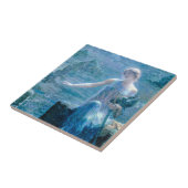 Carreau Valkyrie en robe bleue avec Armure (Côté)