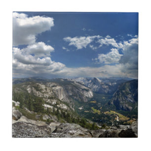 Carreau Vallée de Yosemite et demi-dôme d'Eagle Peak