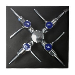 Carreau Valves à gaz de laboratoire sur banc de laboratoir