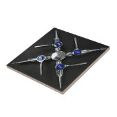 Carreau Valves à gaz de laboratoire sur banc de laboratoir (Côté)