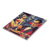 Carreau Vampire vintage et épine vers le haut (Côté)