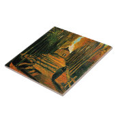 Carreau Van Gogh, Avenue of Poplars at Sunset, (Côté)