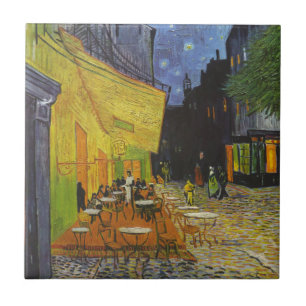 Carreau Van Gogh Cafe Terrasse Post-impressionniste