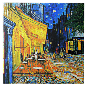 Carreau Van Gogh célèbre peinture, Cafe Terrasse,