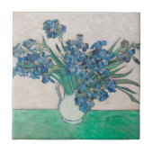 Carreau Van Gogh Iris Vase Peinture Impressionnisme (Devant)