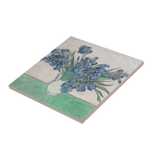 Carreau Van Gogh Iris Vase Peinture Impressionnisme (Côté)