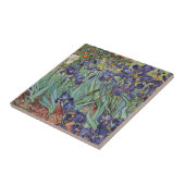 Carreau Van Gogh Irises Peinture impressionniste (Côté)