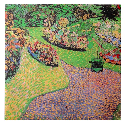Carreau Van Gogh - Jardin à Auvers (Devant)