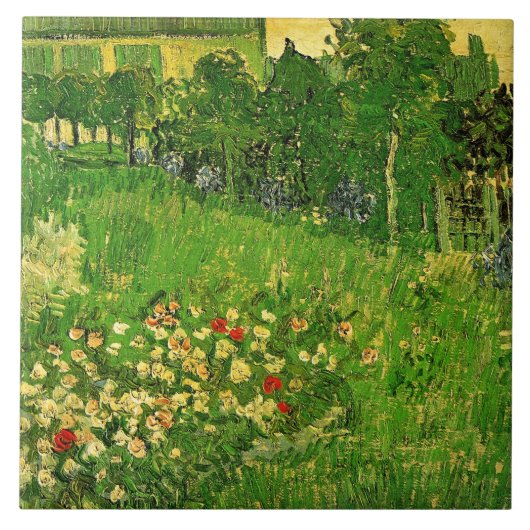 Carreau Van Gogh - Le jardin de Daubigny, (Devant)