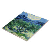 Carreau Van Gogh - Oliviers aux Alpilles en Arrière - plan (Côté)