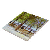 Carreau Van Gogh : Terrasse dans le jardin du Luxembourg (Côté)