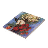 Carreau Van Gogh - Vase Avec Oeillets Et Autres Fleurs (Côté)