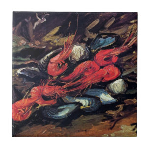Carreau Van Gogh - Vie Demeure Avec Moules Et Crevettes