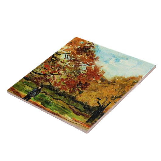 Carreau Van Gogh - Vue d'un parc à Paris (Côté)