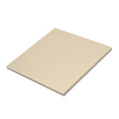 Carreau Vanille Beige couleur solide (Côté)