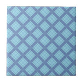 Carreau Variation bleue Plaid (Devant)