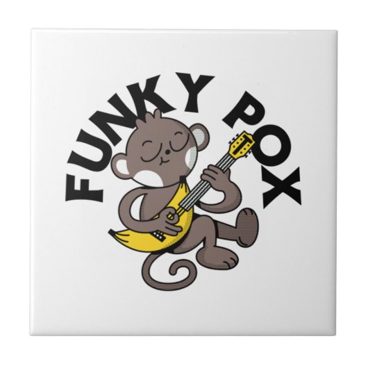 Carreau Variole du singe Funky Pox (Devant)