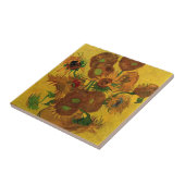 Carreau Vase avec 15 tournesols Vincent van Gogh (Côté)