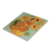 Carreau Vase avec douze tournesols par Vincent van Gogh (Côté)