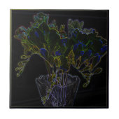 Carreau Vase avec la freesia (Devant)
