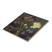 Carreau Vase avec Myosotis et Peonies par Vincent van Gogh (Côté)