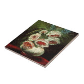 Carreau Vase avec pivoines par Vincent van Gogh (Côté)