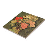 Carreau Vase avec Rose Mallows par Vincent van Gogh (Côté)